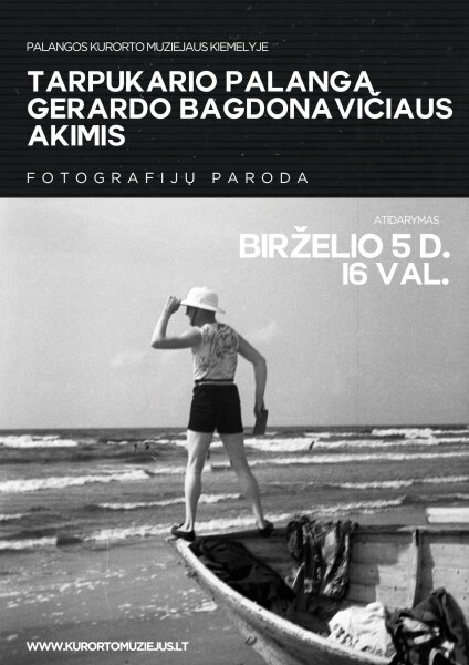 Palangos kurorto muziejus birželio 5 d. 16 val. kviečia atvykti į fotografijų parodos „Tarpukario...