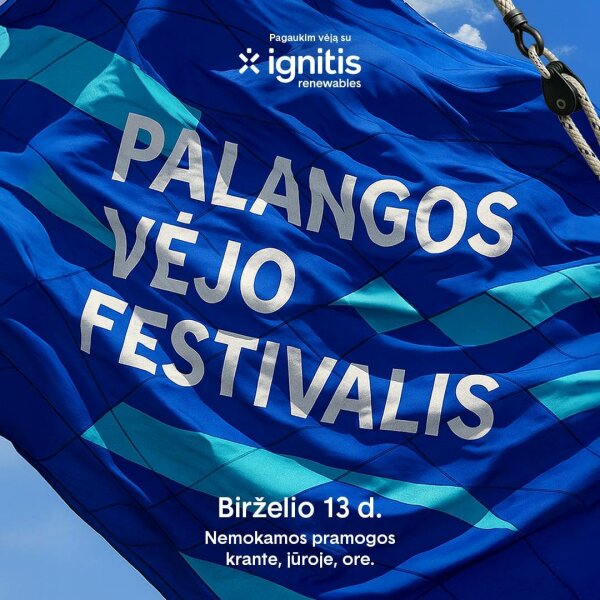 Birželio 13 d. Palangoje šėls Vėjo festivalis