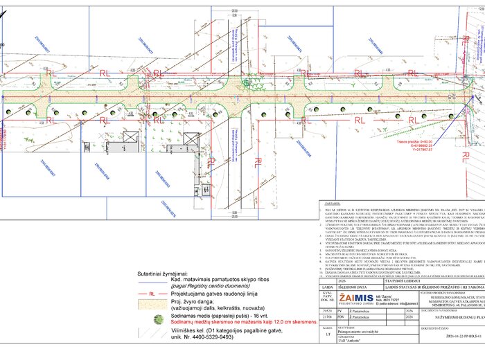 Visuomenės informavimas apie parengtą susisiekimo komunikacijų statinių grupės (gatvių),...