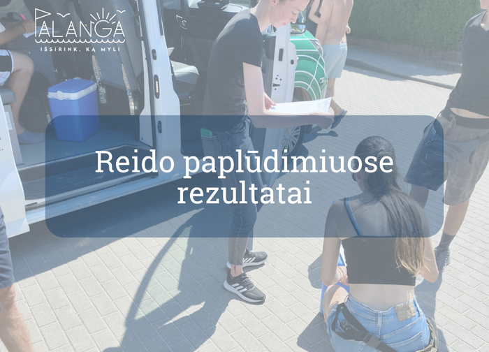 Palangos pajūryje vykdyta bendra Tarnybos ir policijos akcija: nustatyti nelegalūs prekeiviai