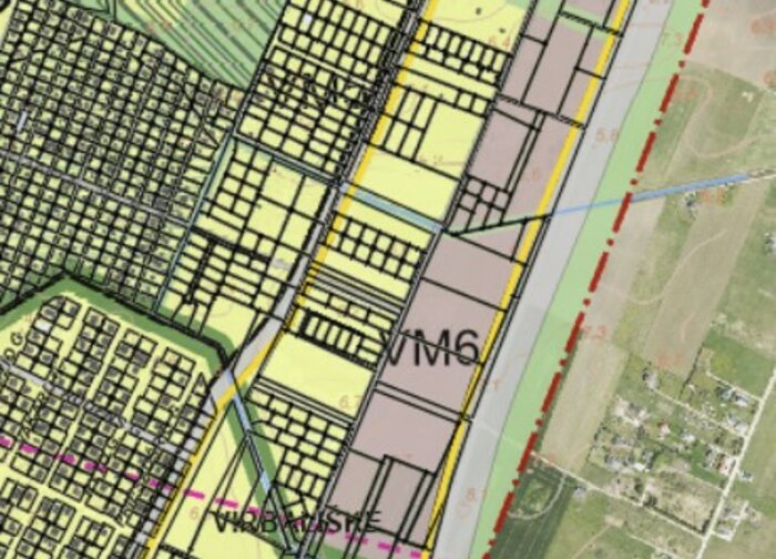 INFORMACINIS PRANEŠIMAS APIE PALANGOS MIESTO BENDROJO PLANO KOREGAVIMO (VM6 RAJONE) RENGIMĄ