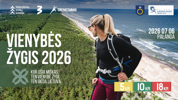 Liepos 6-ąją Palangoje – Vienybės žygis ir Tautiška giesmė. Kviečiame registruotis į žygį