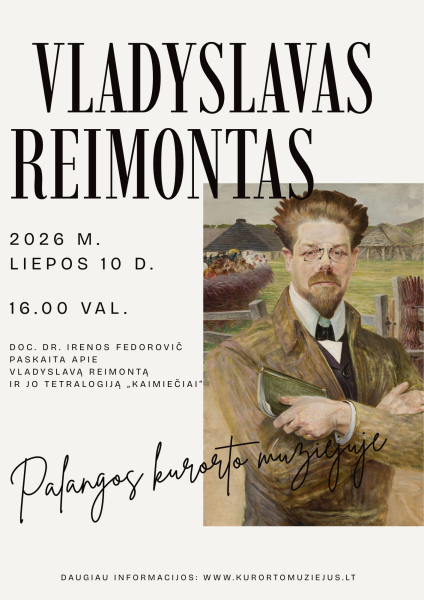 Palangos kurorto muziejus kviečia į paskaitą