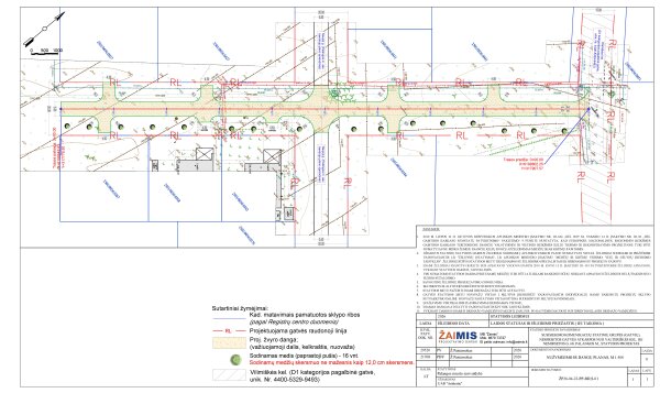 Visuomenės informavimas apie parengtą susisiekimo komunikacijų statinių grupės (gatvių),...