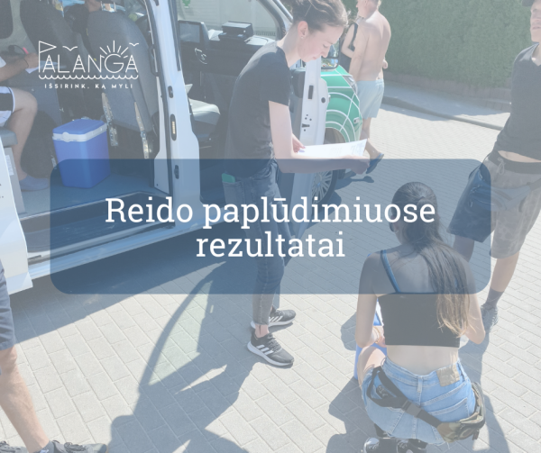 Palangos pajūryje vykdyta bendra Tarnybos ir policijos akcija: nustatyti nelegalūs prekeiviai