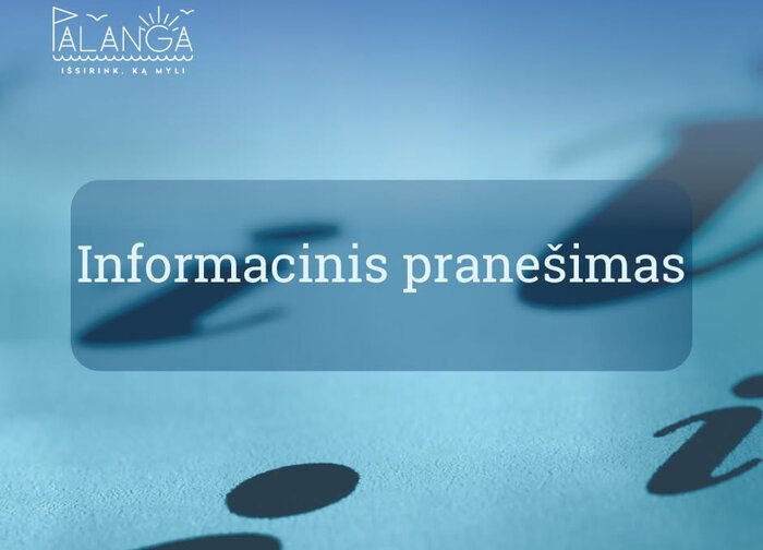 Palangos miesto savivaldybės administracija paskirstė lėšas septynioms organizacijos bei jų...