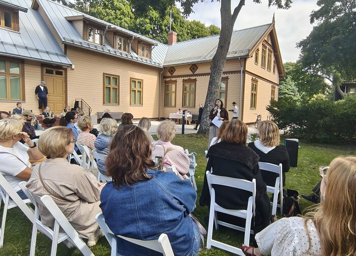 Palangoje įvyko pirmasis poezijos festivalis „Liudvika“: įkvėptas 1883 m. debiutavusios poetės,...