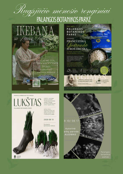 Žolinė Birutės parke – ypatinga gamtos, meno, skonio ir tradicijų savaitė