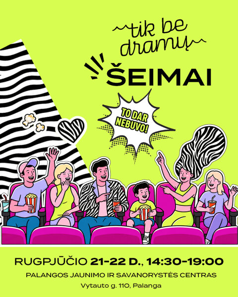 Palangos komedijų kino festivalyje – daugiau dėmesio jaunajai auditorijai