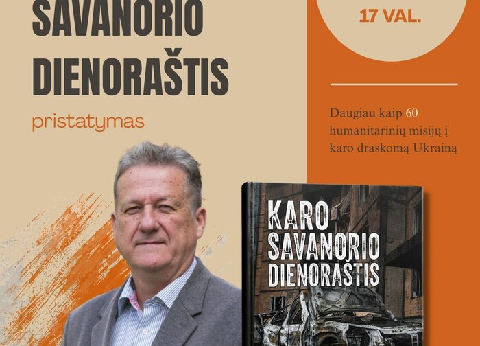 Kęstučio Vagnerio knygos „Karo savanorio dienoraštis“ pristatymas Palangos viešojoje bibliotekoje