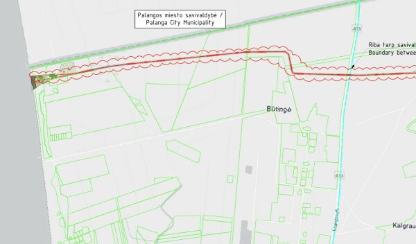 Visuomenės informavimas apie parengtą inžinerinių tinklų (elektros tinklų) 220 kV elektros...