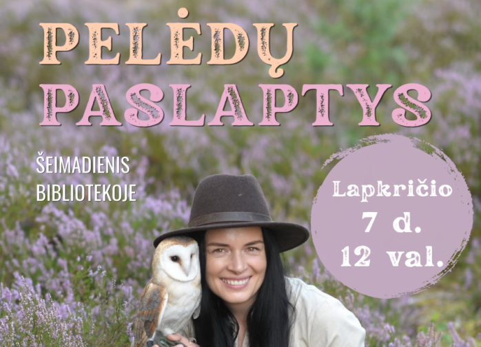Šeimadienis bibliotekoje: pelėdų paslaptys