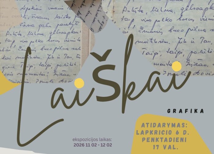 Palangos bibliotekoje atidaroma Oksanos Judakovos paroda „Laiškai“