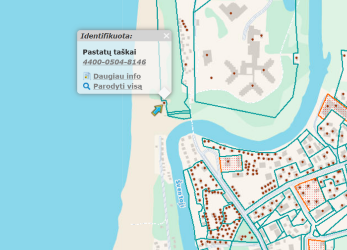 Gautas prašymas nustatyti teritorijos prie pastato Kuršių tak. 1A, Palangoje, naudojimo paskirtį...