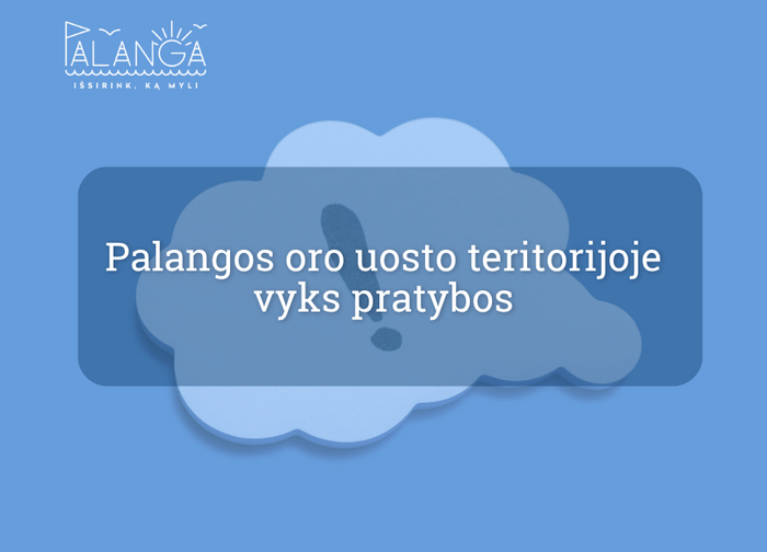 Palangos oro uosto teritorijoje vyks pratybos