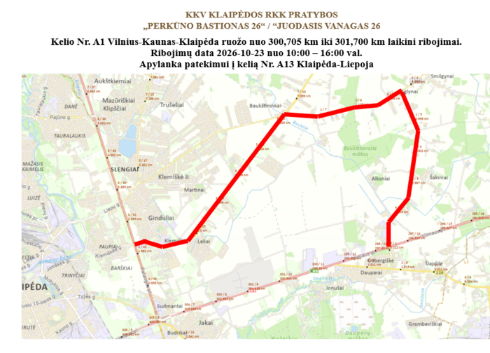 Spalio 23 d. – Lietuvos kariuomenės ir Lietuvos šaulių sąjungos pratybos „Perkūno...