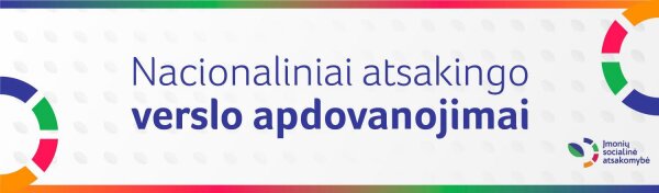 Kviečiame Lietuvos įmones dalyvauti 2026 metų Nacionalinio atsakingo verslo apdovanojimo konkurse