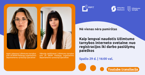 Ryšių reguliavimo tarnybos skaitmeninio raštingumo projektas „Nė vienas nėra pamirštas“ kviečia į...