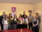 Miesto vadovai pasveikino Europos kyokushin čempionato prizininkes bei jų trenerius 