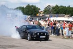 Amerikietiški automobiliai - gražus reginys žiūrovams. 