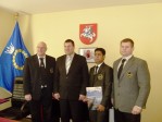 Edmundas Daubaras, Saulius Simė, Princas Uppalas ir Vytautas Juknevičius.
