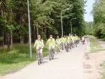 Dviratininkai Palangoje.