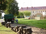 Šaligatvio tvarkymo darbai. 